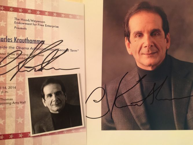 RIP, Dr. Charles Krauthammer